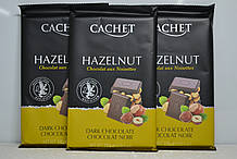 Cachet Шоколад чорний 53% з фундуком (300г.)
