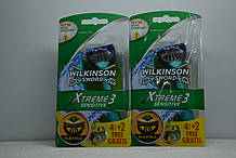 Одноразові станки для гоління Wilkinson Xtreme3 Sensitive (6шт.)