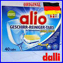 Таблетки для посудомийки Alio Geschirr-reiniger-tabs complete 40 шт