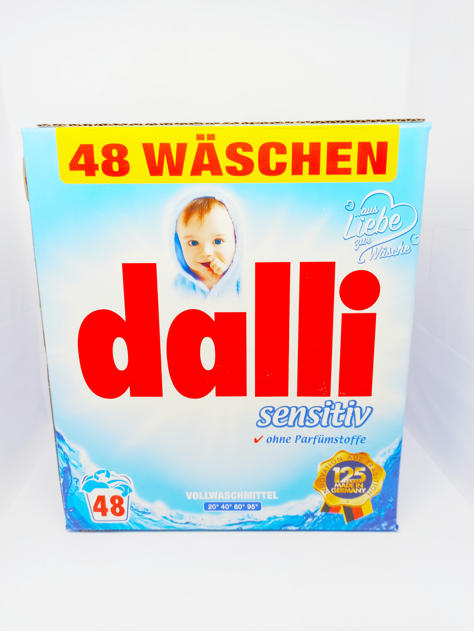 Універсальний пральний порошок Dalli Sensitive 3,120 кг/ 48 прань