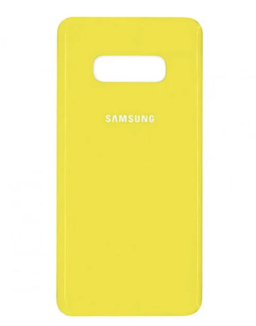 Задня кришка для Samsung G970 Galaxy S10e, жовта, оригінал, фото 1
