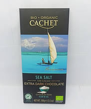Cachet organic extra dark 72% Sea Salt 100Г