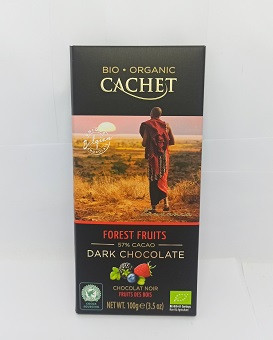 Чорний шоколад Cachet bio organic 57% 100гр (Бельгія)