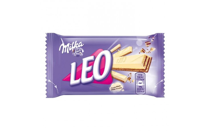Milka Leo white вафельки у молочному шоколаді 33,3 г