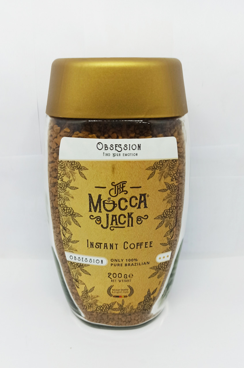 Кава розчинна Mocca Jack Obsession 200 г у скляній банці