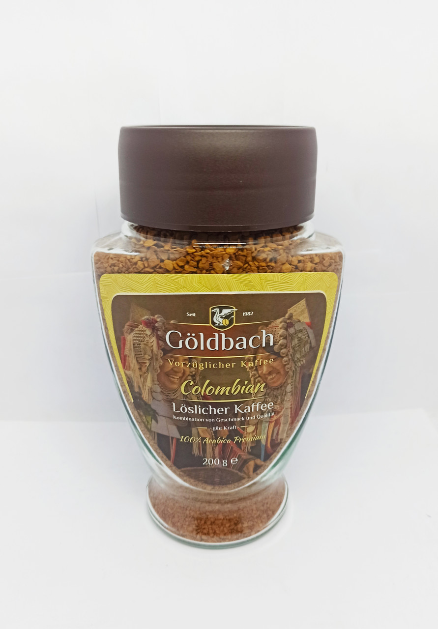 Кава розчинна Goldbach Colombian 200g (Німеччина)