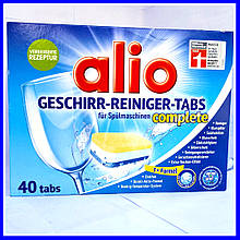 Таблетки для посудомийки Alio Geschirr-reiniger-tabs complete 40 шт
