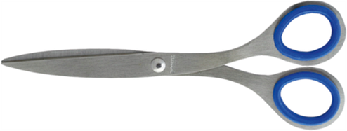 Ножиці "Buromax" 4502 суцільнометалева 165мм, фото 2