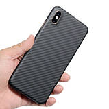 Карбоновий чехол для Apple iPhone X/XS Karbon case, фото 6