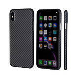 Карбоновий чехол для Apple iPhone X/XS Karbon case, фото 7