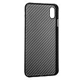 Карбоновий чехол для Apple iPhone X/XS Karbon case, фото 3