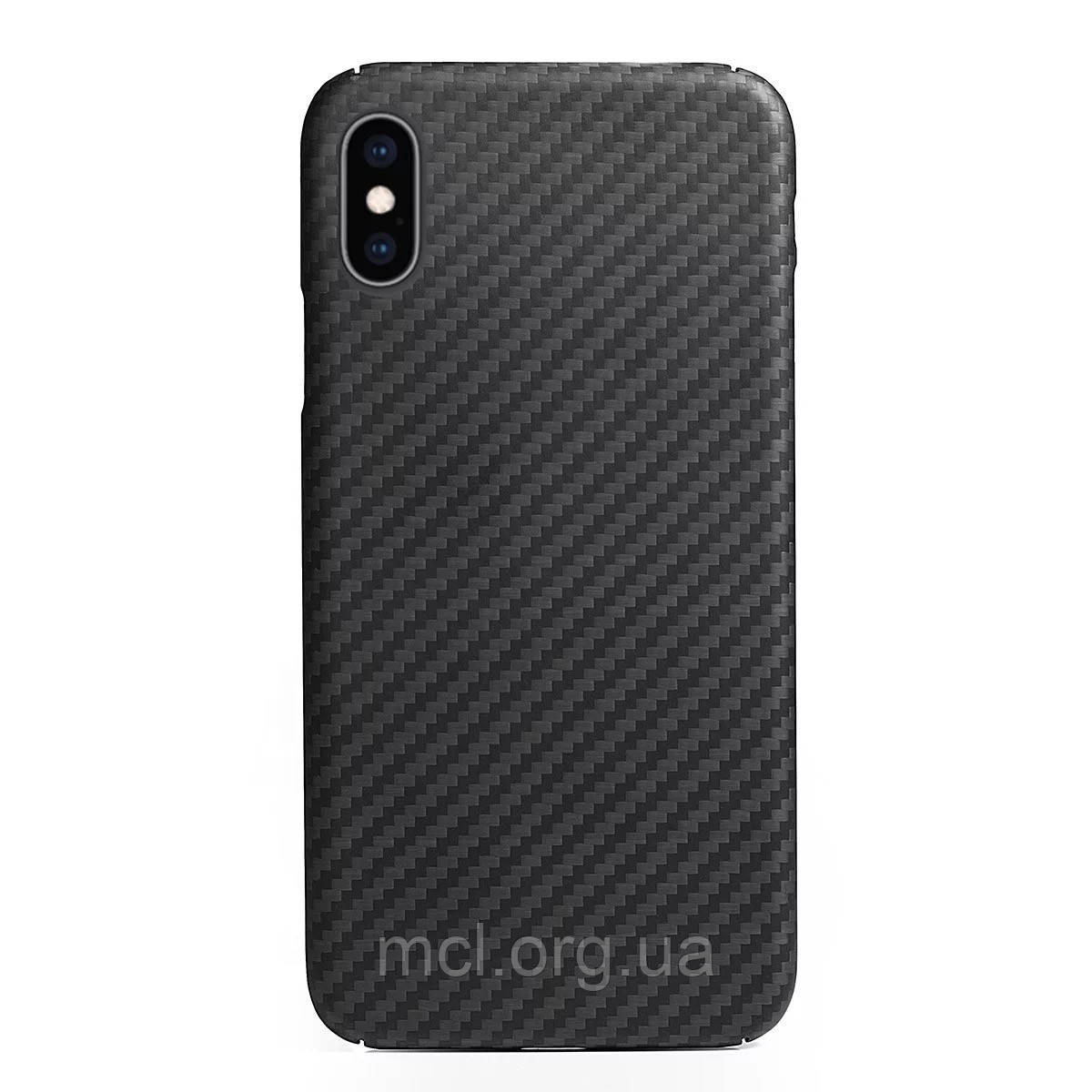 Карбоновий чехол для Apple iPhone X/XS Karbon case