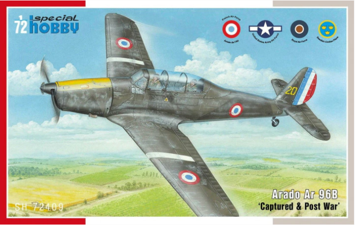 Пластикова модель 1/72 Special hobby 72409 Німецький літак Arado Ar 96B 'Captured&Post War'