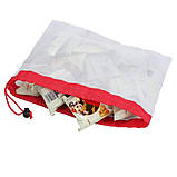 Набір (12 шт.) багаторазових мішечків для покупок і зберігання овочів і фруктів Reusable Bags (LB-22073), фото 6