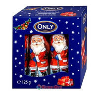 Шоколадные фигурки Дед Мороз Only Santa Clauses 28*125 г Австрия(28шт/1 ящ)