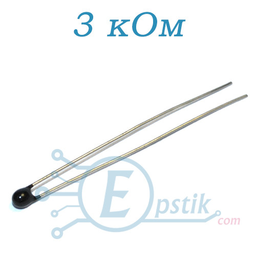 Терморезистор 3 кОм 5% NTC MF52AT-302 3950, фото 1