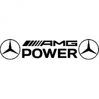Виниловая наклейка на автомобиль - AMG Power