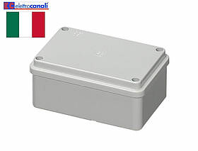 Коробка розподільна IP56 120x80x50 Elettrocanali EC410C4R (настінна)