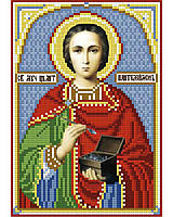 Набор с бисером Икона А5-И-211 Святой Пантелеймон Целитель