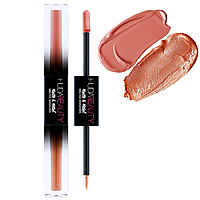 Жидкие тени 2 в 1 HUDA BEAUTY Matte & Metal Melted Double Liquid Eyeshadows Private Jet/Shimmering Sunset