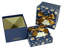 Коробка подарочная ювелирная 11 x 11 x 8,5см (4шт/уп)