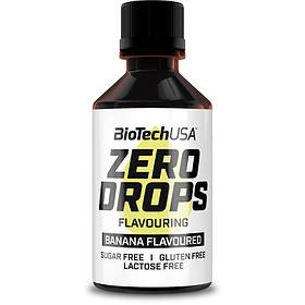 Замінник харчування BioTech Zero Drops, 50 мл - Банан