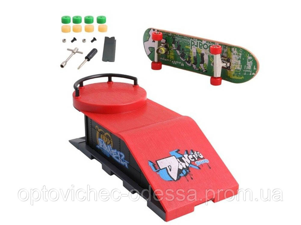 Міні трамплін із Фінгербордом Tech Deck D Червоний Хіт продажу!