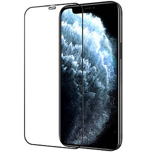 Захисне скло 5D для iPhone 12 Pro Max Black (айфон 12 про макс)