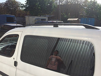 Поздовжні рейлінги чорні з пластиковою ніжкою Citroen Berlingo 1996-2008 г.