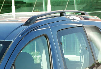 Поздовжні рейлінги чорні з металевою ніжкою Citroen Berlingo 2008+ г.