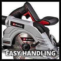 Потужна пила циркулярна акумуляторна Einhell TE-CS 18/190 Li-Solo New : з 18 V 4,0 Аг+ЗП, х.х. 3800 об/хв, диск 190 x Ø20 мм / 24, фото 4