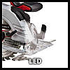 Потужна пила циркулярна акумуляторна Einhell TE-CS 18/190 Li-Solo New : з 18 V 4,0 Аг+ЗП, х.х. 3800 об/хв, диск 190 x Ø20 мм / 24, фото 6