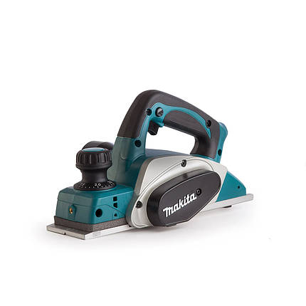 Електричний ручний рубанок (фуганок) MAKITA KP0800 : 620 Вт, ширина 82мм, глибина 2.5мм, 2.6 кг (електрорубанок), фото 1