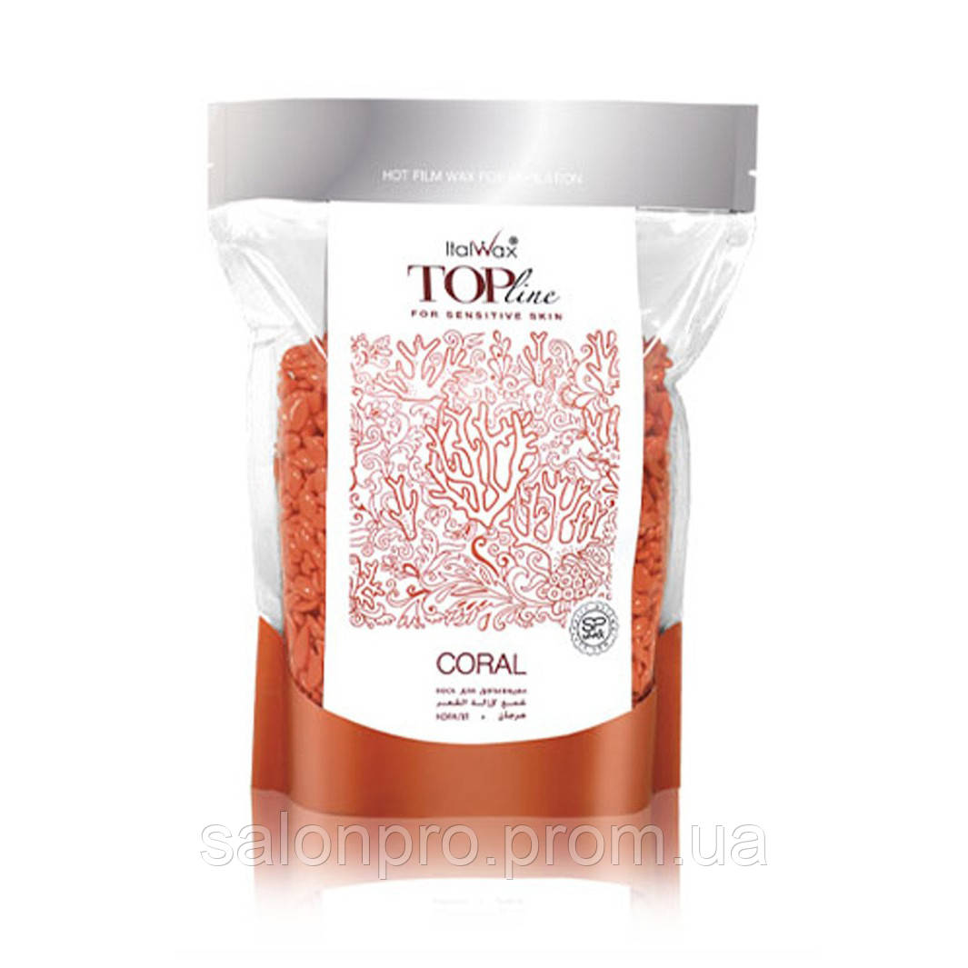 ItalWax Top Line "Coral" - віск для депіляції гранульований "Корал", 750 г