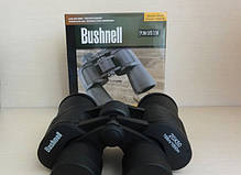 Бінокль з прогумованим корпусом вологозахищений ударостійкий Bushnell 1948 в чохлі Black, фото 5