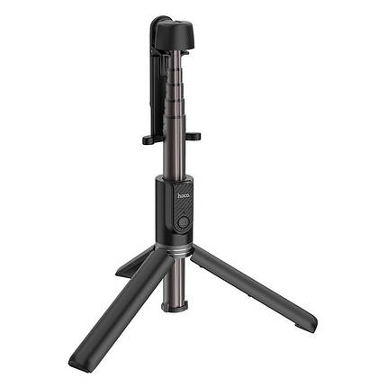 Селфи палиця бездротовий монопод-штатив Hoco K11 Tripod Selfie Stand Bluetooth (Чорна), фото 2