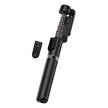 Селфи палиця бездротовий монопод-штатив Hoco K11 Tripod Selfie Stand Bluetooth (Чорна), фото 2