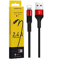 Кабель USB Lightning Borofone BX21 червоний