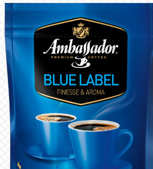 Кава Ambassador Blue Label розчинна сублімована 200 г