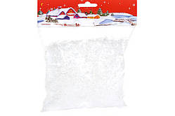 Штучний сніг для декору в пакеті, 100 г