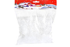 Штучний сніг для декору в пакеті, 200 г