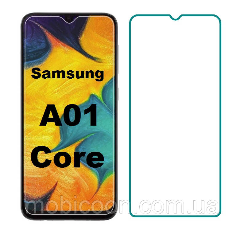 Захисне скло для Samsung Galaxy A01 Core (A013) прозоре 2.5D 9H