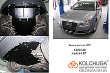 Захист двигуна Audi A4 B6 2000-2004 / A4 B7 2005-2008 (двигун+КПП+радіатор)