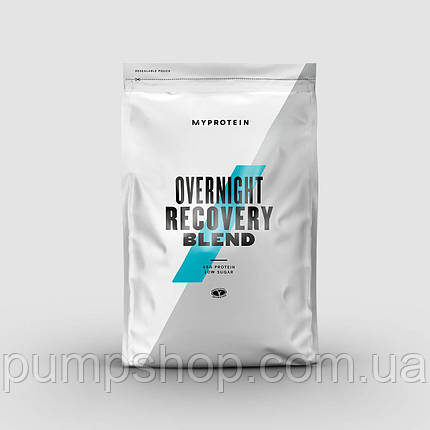 Багатокомпонентний протеїн MyProtein Overnight Recovery Blend 2500 гр ( смак шоколадний смузі ), фото 2