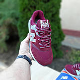 Кросівки бордові Нью Беленс 997 New balance 997 осінь., фото 6