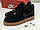 Зимові чоловічі кросівки на хутрі чорного кольору Nike Air Force 1 Low Black Gum (Найк Аір Форс зимові), фото 2