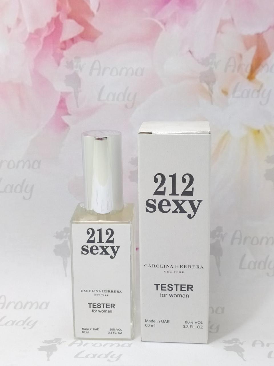 Тестер жіночий Carolina Herrera 212 Sexy (Кароліна Херрера 212 Sexy) 60 мл, фото 1