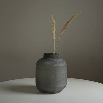 Ваза скляна ручної роботи Дюна М