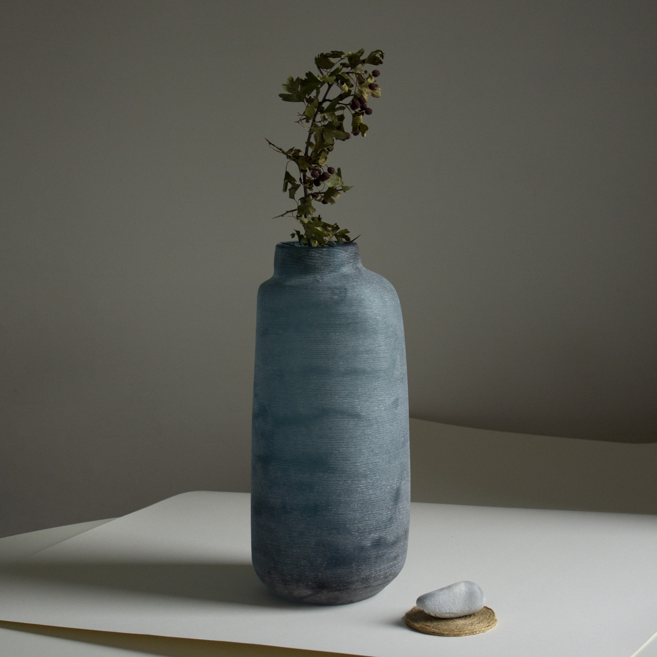 Ваза скляна ручної роботи Дюна L, фото 1