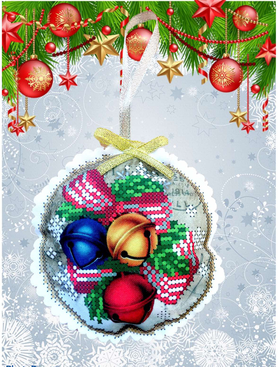 Пошита новорічна іграшка №004, фото 1